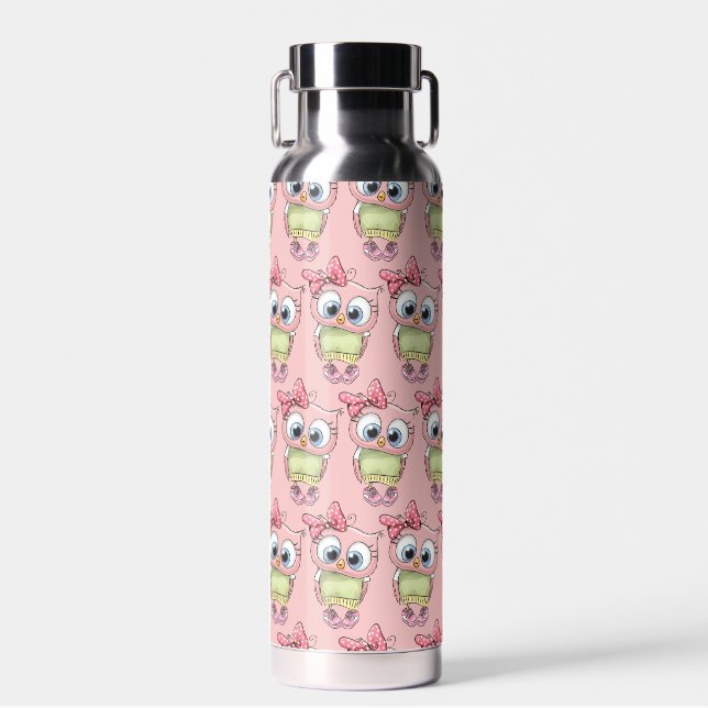 Owl Water Bottle (Front)