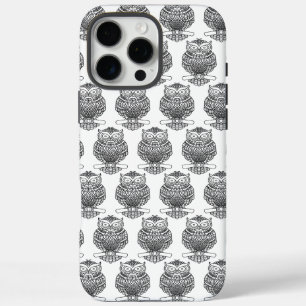 Owl (white) - iPhone (16 Pro Max) Case