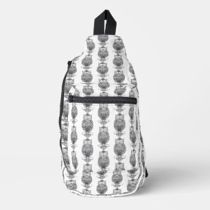 Owl (white) - Sling Bag