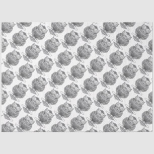 Owl (white) - Tissue Paper