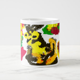 Owl wind autumn  large coffee mug