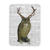 Owl with Antlers plain 2
