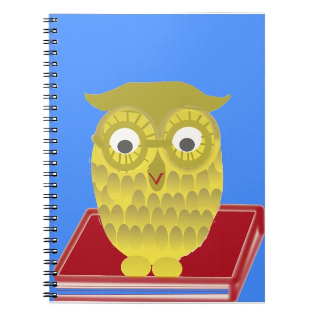 owl with red book (Front)