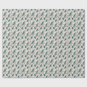 Owl Wrapping Paper   Woodland Animal Gift Wrap
