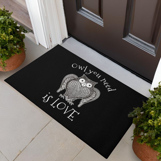 Owl you Need Doormat (Creator Uploaded)
