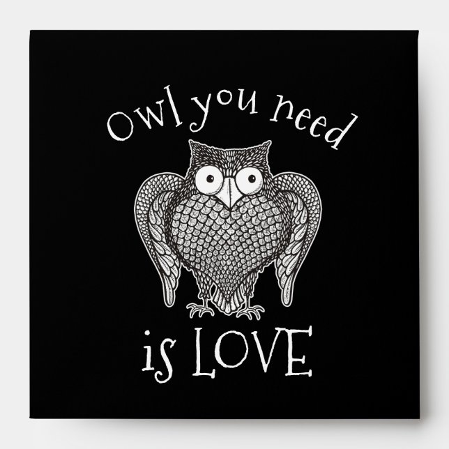 Owl you Need Envelopes (Front)