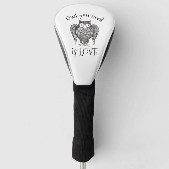 Owl you Need Golf Head Cover (Front)
