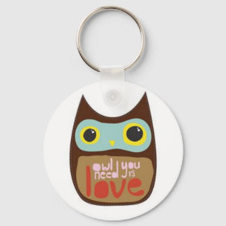 Owl you need is love keychain