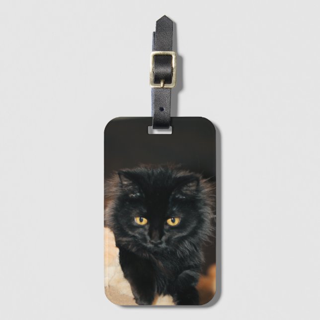 Owllette Luggage Tag (Front Vertical)