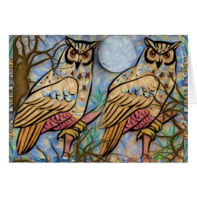 Owls2 Card (Front Horizontal)