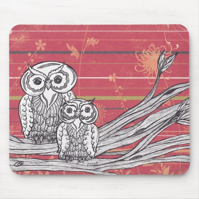Owls 17 Mousepad (Front)