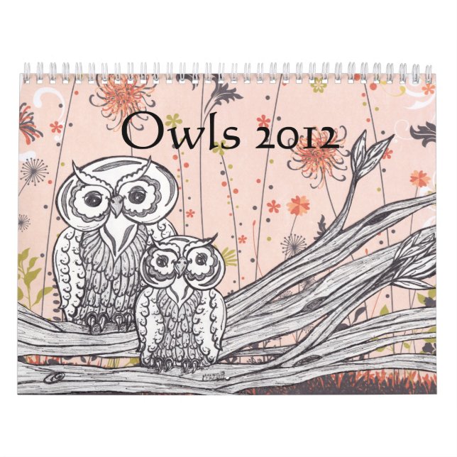 Owls 2012 Calendar (Cover)