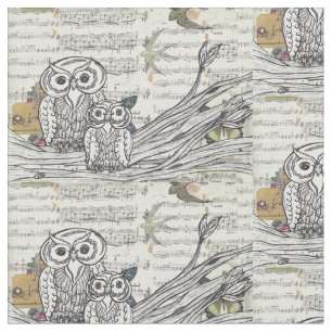 Owls 22 fabric