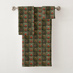 Owls 2 bath towel set