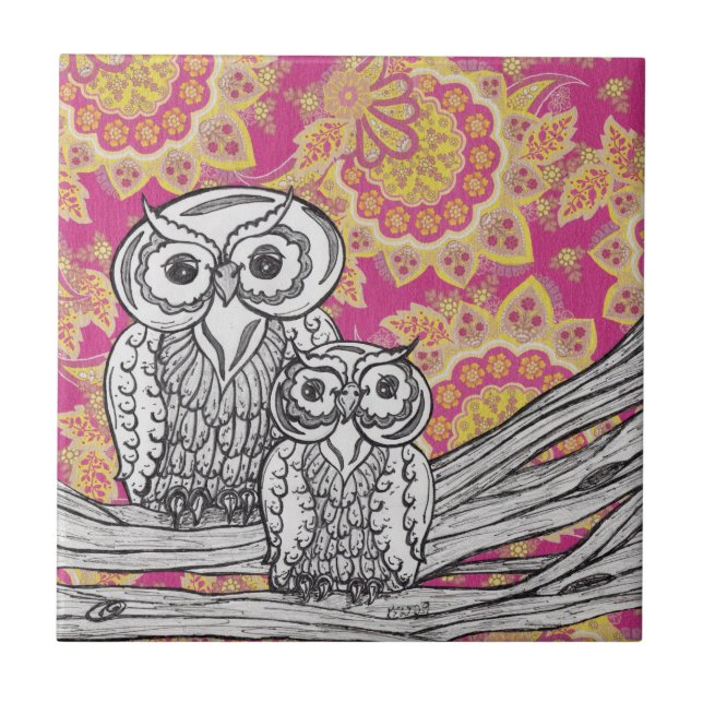 Owls 36 Tile (Front)