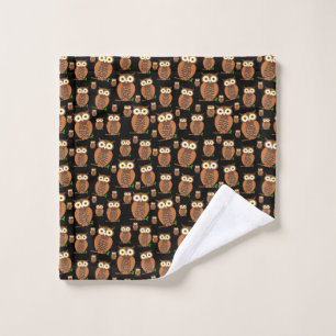 Owls  bath towel set