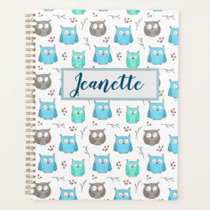 Owls & Branches Pattern Planner