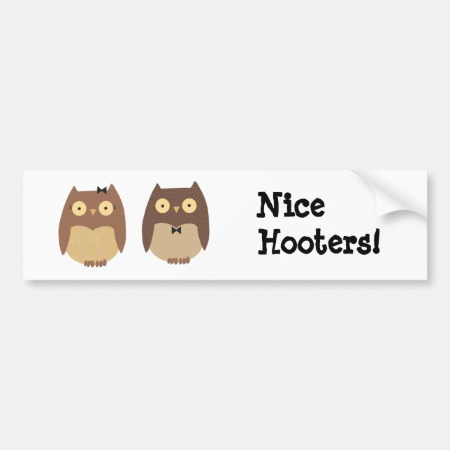 Owls Bumper Sticker (Front)