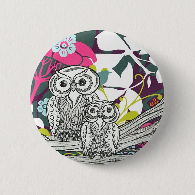 Owls Button (Front)