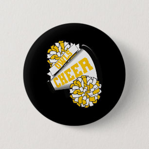 Owls Cheer Ck To School Cheerleading Spirit Gy  6 Cm Round Badge