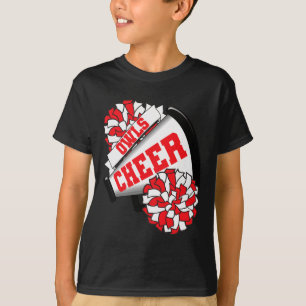 Owls Cheer Ck To School Cheerleading Spirit R T-Shirt