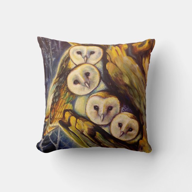 Owls Cushion (Front)