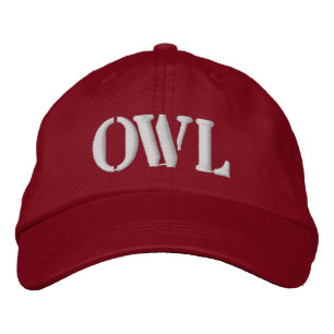 OWLS EMBROIDERED HAT