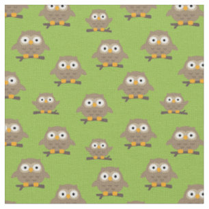 Owls Fabric