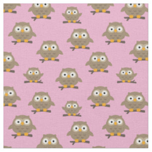 Owls Fabric