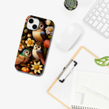 Owls & Flowers | Modern Haeckel