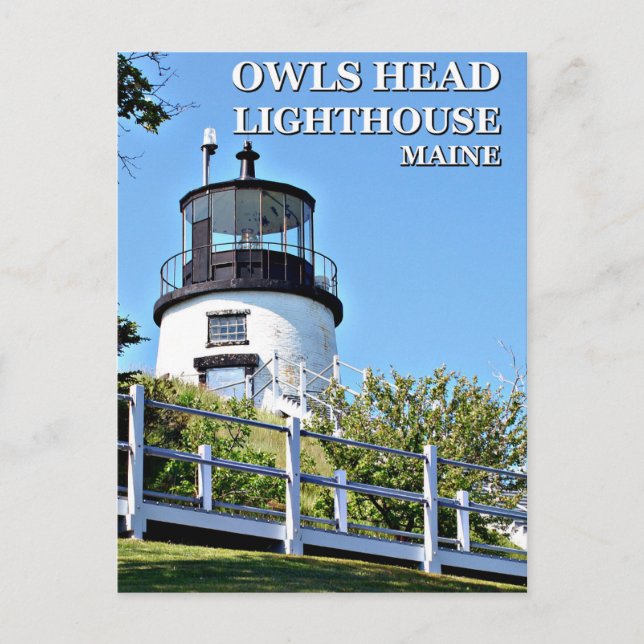 Owls Head Lighthouse, Maine Postcard (Front)