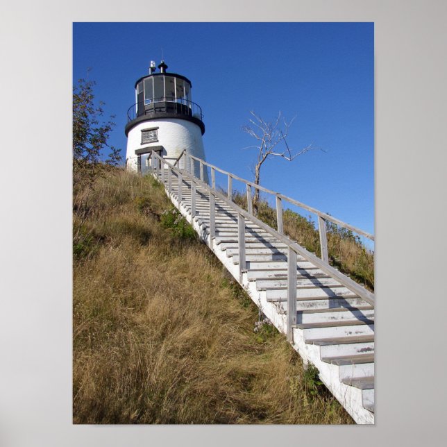 Owl's Head Lighthouse, Maine Poster (Front)
