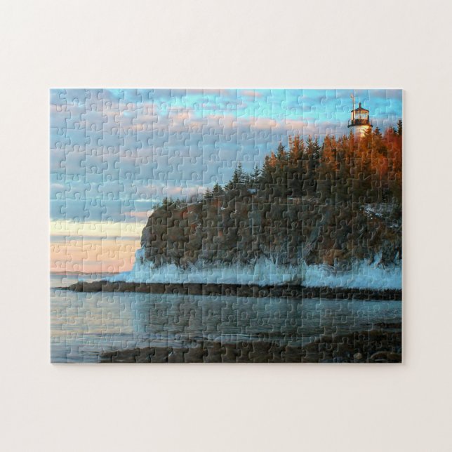 Owls Head Lighthouse, Penobscot Bay Maine Jigsaw Puzzle (Horizontal)