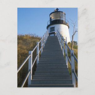 Owl's Head Lighthouse Rockland Maine Postcard