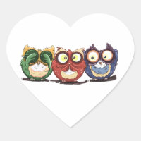 Owls Hoot See Speak Hear No Evil