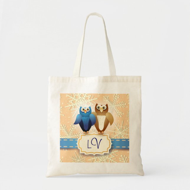 Owls in love, bag (Front)