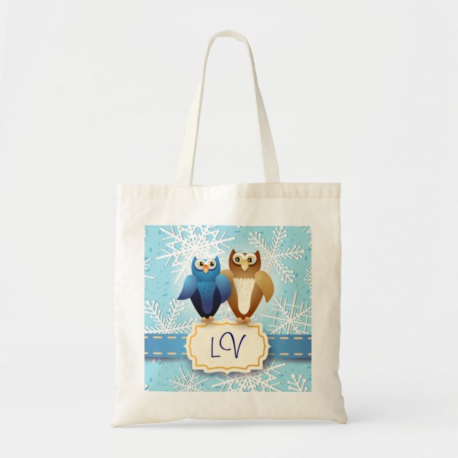 Owls in love, bag (Front)