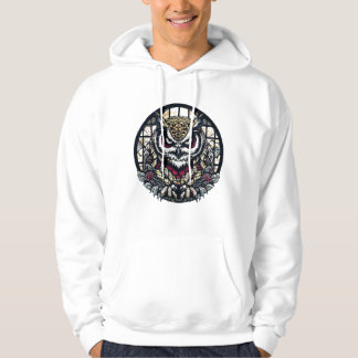 Owls in Round Windows Hoodie