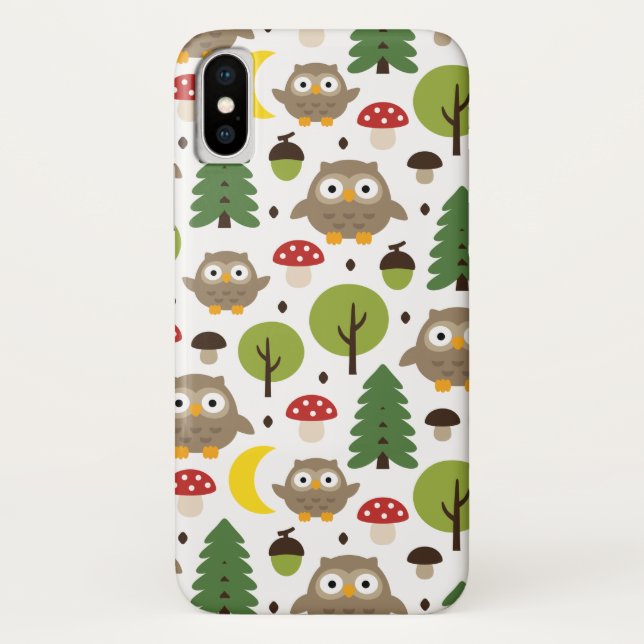 Owls In The Forest Case-Mate iPhone Case (Back)