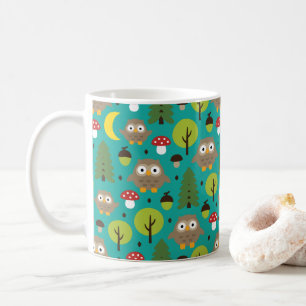 Owls In The Forest Coffee Mug