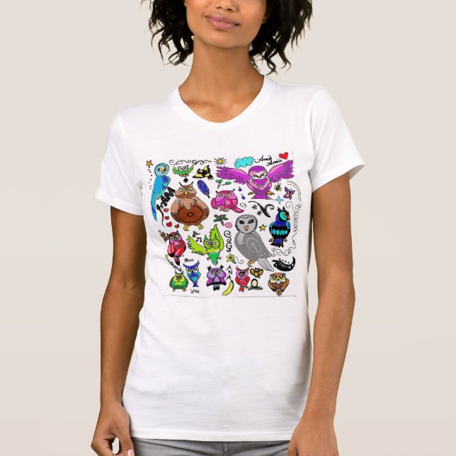 Owls Ladies Casual Top (Front)