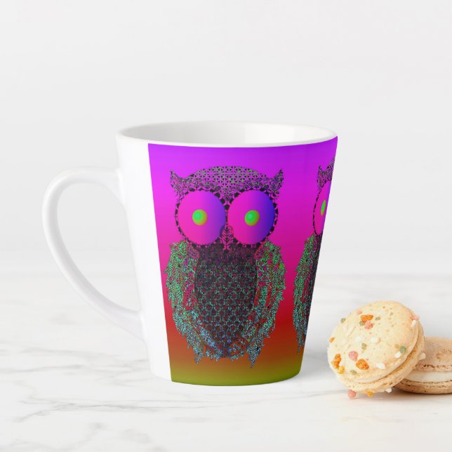 owls! latte mug (In Situ)