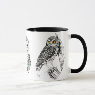 Owls Mug in ink