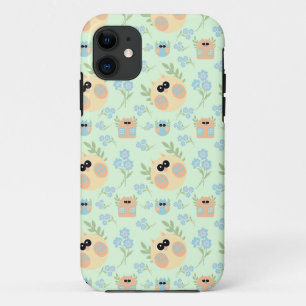 owls pattern Case-Mate iPhone case
