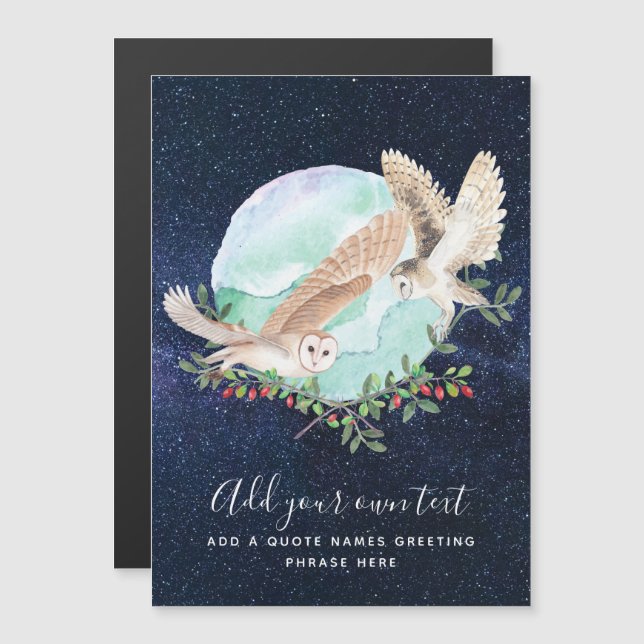 Owls Personalised (Front/Back)