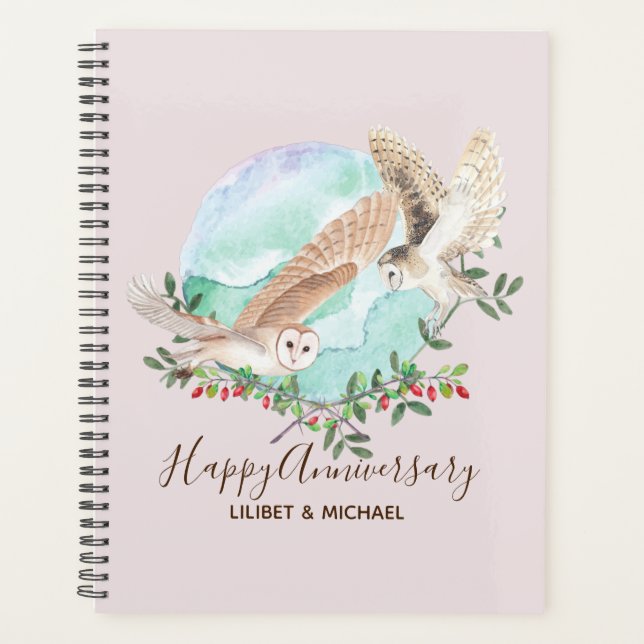 Owls Personalised Planner (Front)