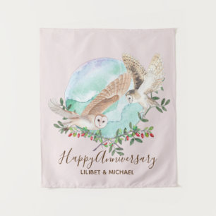 Owls Personalised Tapestry