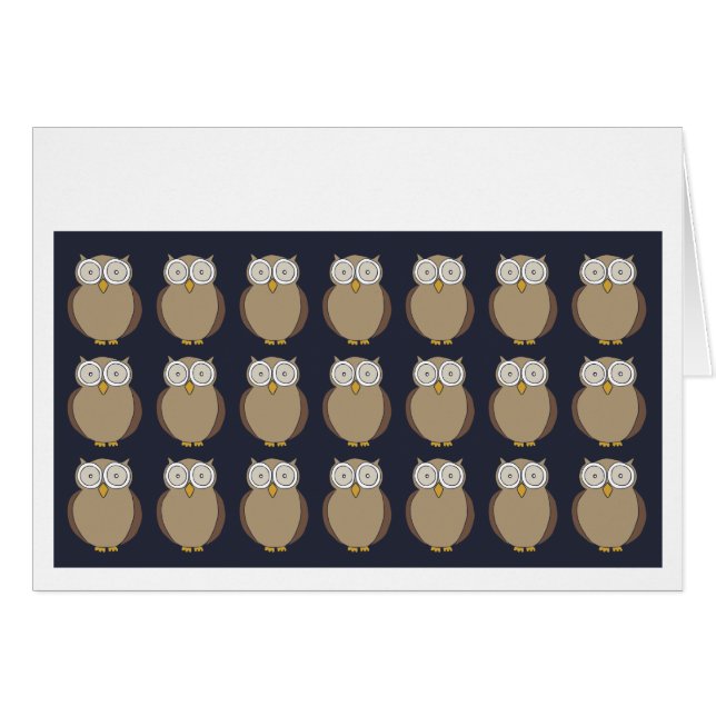 Owls Repeat (Front Horizontal)