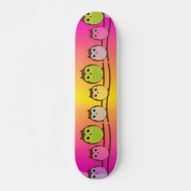 Owls Skateboard (Front)