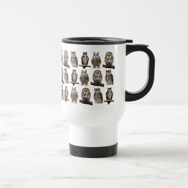 Owls Travel Mug (Right)
